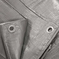 Folie budowlane - Plandeka srebrna 120 g 6 x 10 m - miniaturka - grafika 1