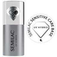 Lakiery hybrydowe - Baza Semilac Sensitive Care Base 7ML - miniaturka - grafika 1