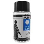 Amunicja i osprzęt ASG - Kulki Cybergun SWISS ARMS Białe 0.36g 1000szt - miniaturka - grafika 1