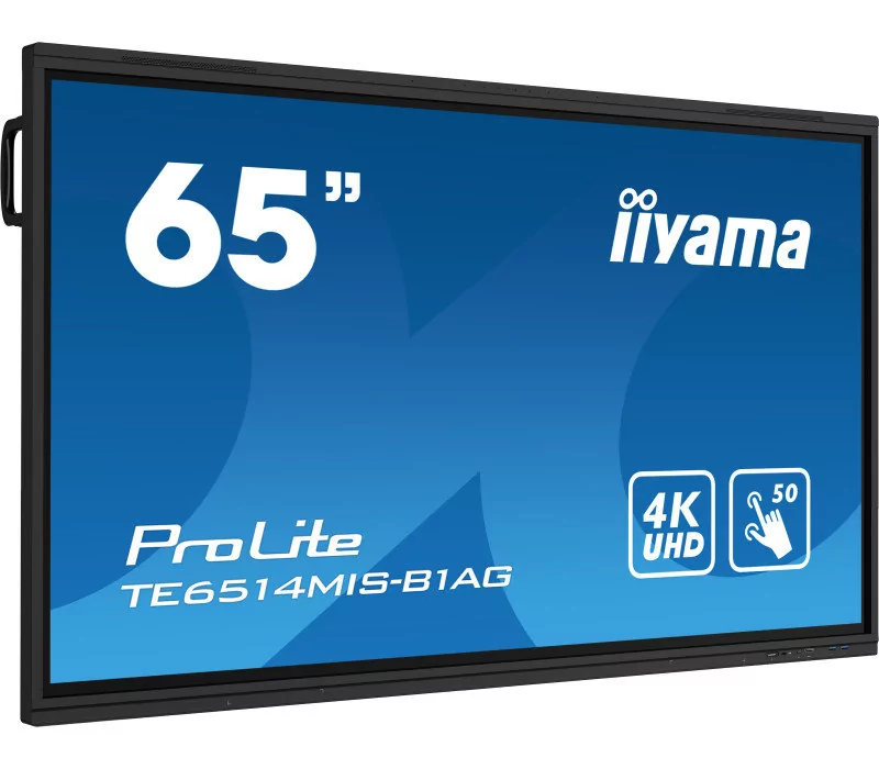 Interaktywny monitor dotykowy iiyama ProLite TE6514MIS-B1AG 65" 4K, VA LED, Android13, iiWare11, ScreenShare, 24/7, WiFi, USB-C + WYSYŁKA W 24H GRATIS !! AUTORYZOWANY SKLEP IIYAMA