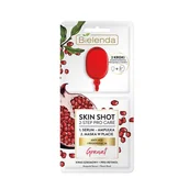 Maseczki do twarzy - Bielenda SKIN SHOT MASKA W PŁACIE + AMPUŁKA GRANAT - miniaturka - grafika 1