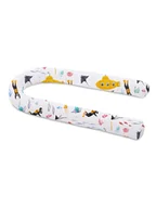 Poduszki do karmienia - little nice things Poduszka w kolorze białym ze wzorem do karmienia - dł. 180 x Ø 9 cm - miniaturka - grafika 1