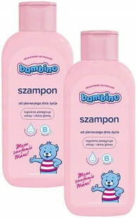 ﻿BAMBINO Szampon pielęgnacyjny do włosów dla dzieci i niemowląt 2 x 400ml - Kosmetyki kąpielowe dla dzieci - miniaturka - grafika 1