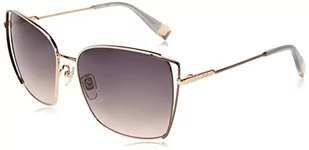 Furla Unisex SFU600 okulary przeciwsłoneczne, złote, 59, złoto, 59 - Okulary przeciwsłoneczne - miniaturka - grafika 1