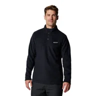 Bluzy męskie - Męska bluza polarowa Columbia Steens Mountain Half Snap II black - L - miniaturka - grafika 1