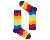 Skarpetki męskie - Kolorowe skarpetki - Tylna 99m4 - miniaturka - grafika 1