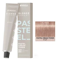 Farby do włosów i szampony koloryzujące - Indola Blonde Expert Pastel Cream, pastelowy toner w kremie, P.27, 60ml - miniaturka - grafika 1