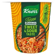 Zupy w płynie - Knorr Fusion Kluski z mieszanką przyprawową o smaku słodko kwaśnym z sosem słodko kwaśnym 82 g - miniaturka - grafika 1