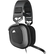 Słuchawki - Corsair HS80 RGB USB Carbon CA-9011237-EU czarne - miniaturka - grafika 1