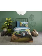 Pościel dla dzieci - Good Morning Komplet pościeli renforcé "Aart" w kolorze błękitno-zielonym - miniaturka - grafika 1
