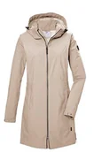 Kurtki damskie - G.I.G.A. DX Damska kurtka softshellowa Parka/Softshell z odpinanym kapturem GS 76 WMN SFTSHLL PRK, jasnobeżowa, 38, 42696-000 - miniaturka - grafika 1