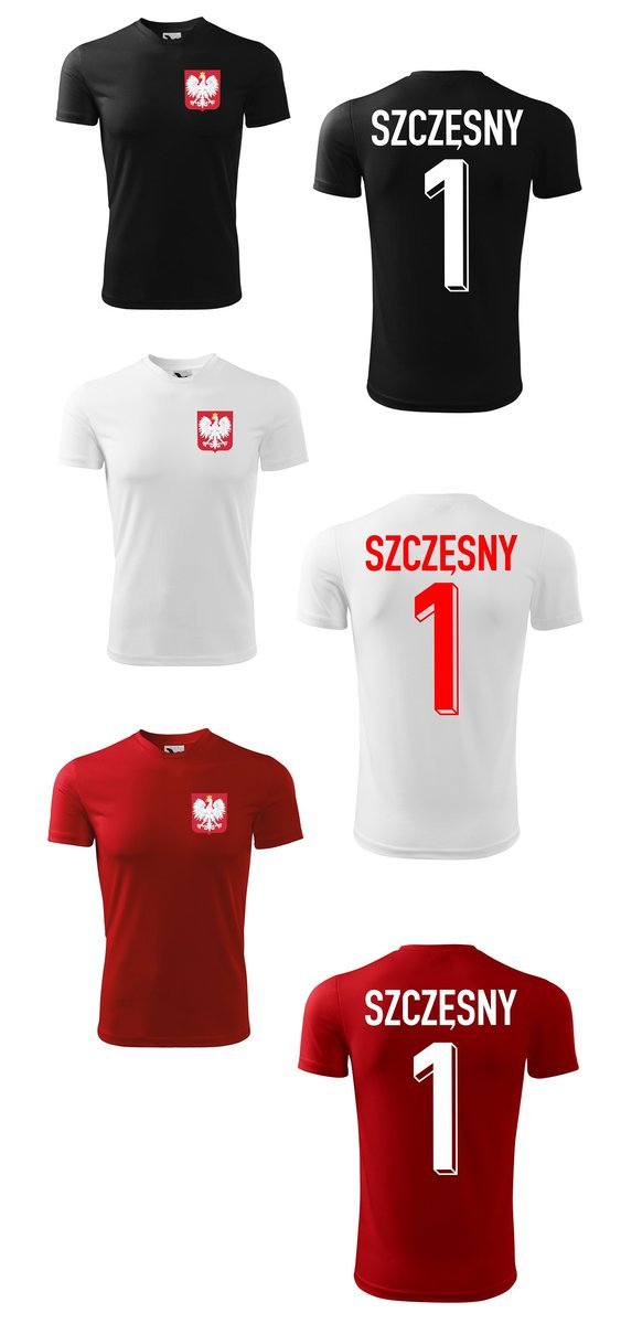 Treningowa Koszulka POLAND Wojciech SZCZĘSNY 1