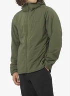 Kurtki męskie - Kurtka ocieplana Salomon Mountain Flex Jacket HD - grape leaf - miniaturka - grafika 1