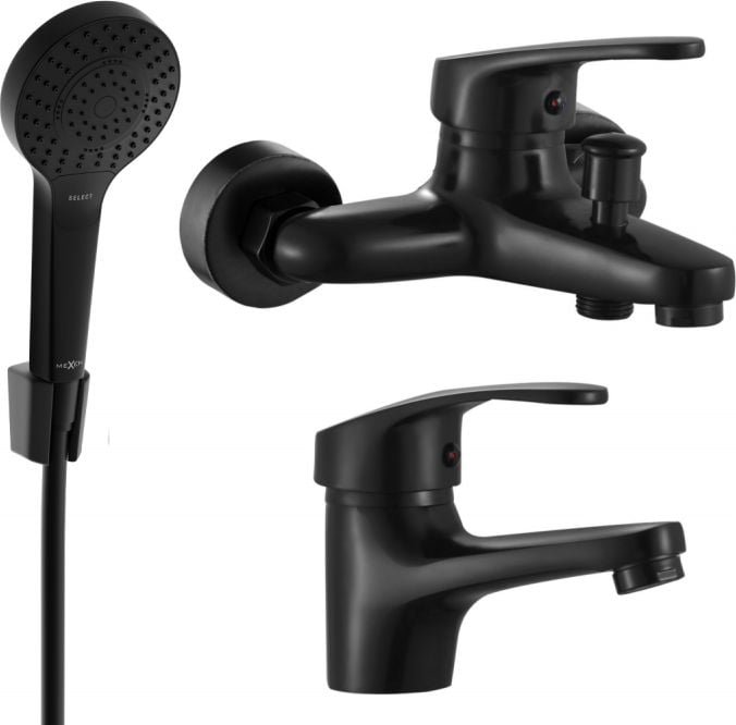 Mexen Erica R05 zestaw prysznicowy, czarny - 746403R05-70