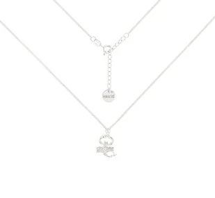Srebrny choker pancerka ze znakiem zodiaku Skorpion - Naszyjniki - miniaturka - grafika 1