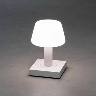 Konstsmide Lampa stołowa LED Monaco zewnętrzna, biała - Lampy ogrodowe - miniaturka - grafika 1