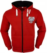 Bluzy męskie - Bluza patriotyczna Godło Orzeł PRODUKT POLSKI Czerwona r.L - miniaturka - grafika 1