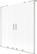 Parawany nawannowe - Mexen Velar L Duo parawan nawannowy 2-skrzydłowy rozsuwany 140 x 150 cm, szron, nikiel szczotkowany - 896-140-003-32-97 - miniaturka - grafika 1