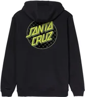 Bluzy męskie - bluza męska SANTA CRUZ MEYER FREESTYLE DOT HOOD Black - miniaturka - grafika 1