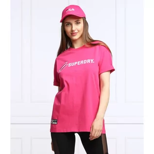 Koszulki i topy damskie - Superdry T-shirt CODE SL APPLIQUE | Loose fit - grafika 1