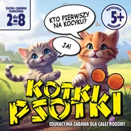 Gry planszowe - Kotki Psotki - Edukacyjna gra dla całej rodziny - miniaturka - grafika 1