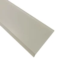 Blaty meblowe i parapety okienne - Parapet zewnętrzny stalowy biały 20x150 cm - miniaturka - grafika 1