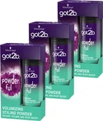 Kosmetyki do stylizacji włosów - 3X Puder Do Włosów Objętość Schwarzkopf 10Ml Got2B - miniaturka - grafika 1
