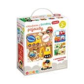 Puzzle - Bright Junior Media Układanki z dziurką Pojazdy 2+ - Media - miniaturka - grafika 1