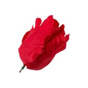 Sztuczne kwiaty - Główka Tulipan Satyna #093 Pure Red - miniaturka - grafika 1