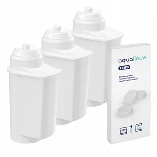 3X  Filtr + tabletki do ekspresu Siemens EQ.3 EQ.6 EQ9 - zamiennik AquaFloow - Akcesoria i części do ekspresów do kawy - miniaturka - grafika 1