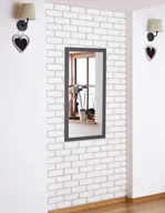 Lustra - Lustro Profilmat w ramie GRAFITOWEJ; SZARY ART 120x50 PREMIUM - miniaturka - grafika 1