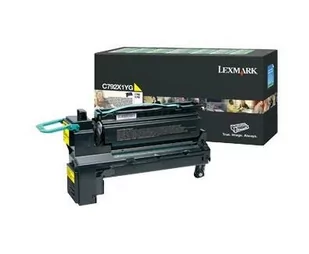 Toner LEXMARK, żółty, 20000 str. - Tusze oryginalne - miniaturka - grafika 1