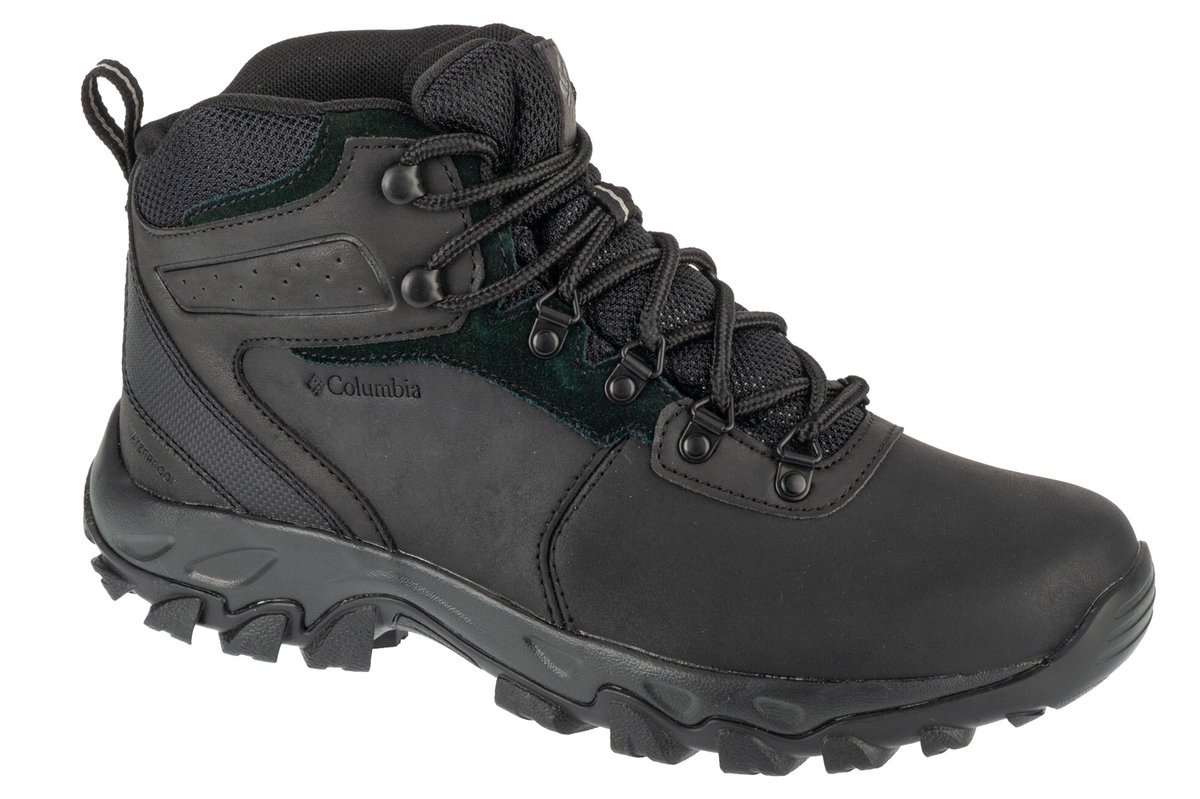 Columbia Newton Ridge Plus 2 męskie buty trekkingowe i trekkingowe ze średnim stanem, Czarny, 40.5 EU