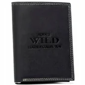 Portfele - Klasyczny, duży portfel męski ze skóry naturalnej - Always Wild - miniaturka - grafika 1