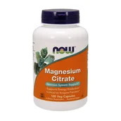 Witaminy i minerały - Now Foods NOW Magnesium Citrate 120vegcaps - miniaturka - grafika 1
