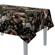 Obrusy i serwetki - Dekoria Obrus prostokątny kolorowe kwiaty na czarnym tle 130 × 250 cm Abigail 437-143-10 - miniaturka - grafika 1