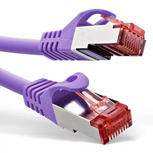 InLine 1m Cat.6 kabel sieciowy 1000 Mbit RJ45 - fioletowy 76411P - Patchcordy - miniaturka - grafika 1
