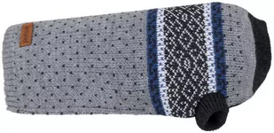 AMIPLAY - Sweterek dla psa BERGEN 23cm szary - Ubranka dla psów - miniaturka - grafika 1