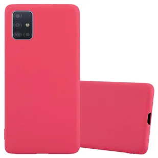 Pokrowiec Do Samsung Galaxy A51 5G Etui w CANDY CZERWONY TPU Silikon Obudowa Case Cover Ochronny Plecki Cadorabo - Etui i futerały do telefonów - miniaturka - grafika 1