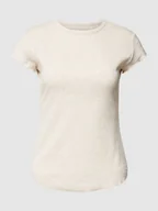 Koszulki i topy damskie - T-shirt z prążkowaniem model ‘Go Ribbed’ - miniaturka - grafika 1