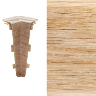 Arbiton Narożnik wewnętrzny do listwy LARS (2 sztuki) dąb alpejski - Listwy przypodłogowe - miniaturka - grafika 1