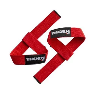 Thorn Paski FIT do ciężarów LIFTING STRAPS RED Zamów do 16:00 wysyłka kurierem tego samego dnia! - Pozostały sprzęt i akcesoria do ćwiczeń - miniaturka - grafika 1