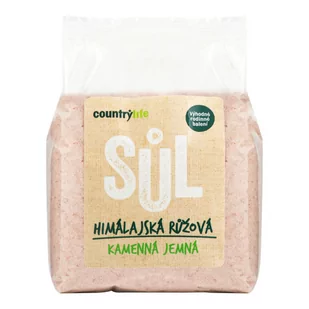 CountryLife Sól himalajska różowa miękka 0,5 kg - Sól - miniaturka - grafika 1