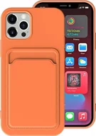 Etui i futerały do telefonów - König Design Etui kompatybilne z Apple iPhone 14 Pro Max Plastikowe, miękkie etui na telefon komórkowy - Etui na telefon komórkowy Pomarańczowy - miniaturka - grafika 1