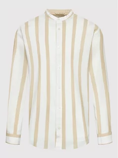 Koszule męskie - Selected Homme Koszula New-Linen 16079054 Beżowy Regular Fit - grafika 1