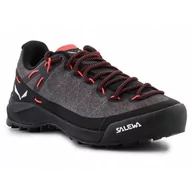 Buty sportowe damskie - Buty Salewa Wildfire Canvas W 61407-0876 czarne szare - miniaturka - grafika 1