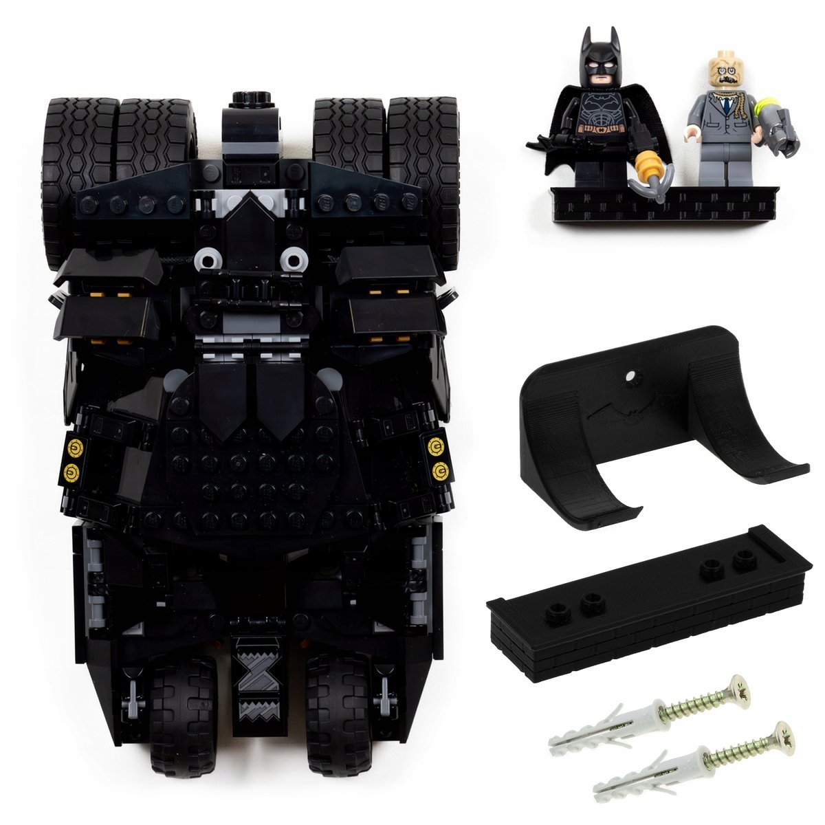 Batmobil Batman Tumbler - 76239 - Uchwyt na ścianę Wieszak LEGO - Typ 2