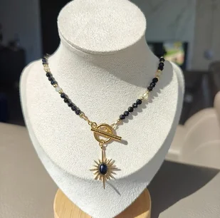 Długo turmalin i cytryn - Naszyjniki - miniaturka - grafika 1