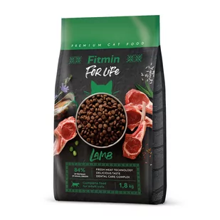 FITMIN FOR LIFE CAT ADULT LAMB - 1,8KG - Sucha karma dla kotów - miniaturka - grafika 1
