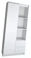Regały biurowe - Regał Biały Półotwarty A5-G56 - miniaturka - grafika 1